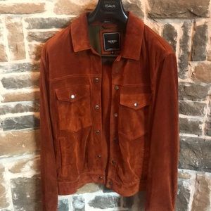 Todd Snyder rust color suede jacket